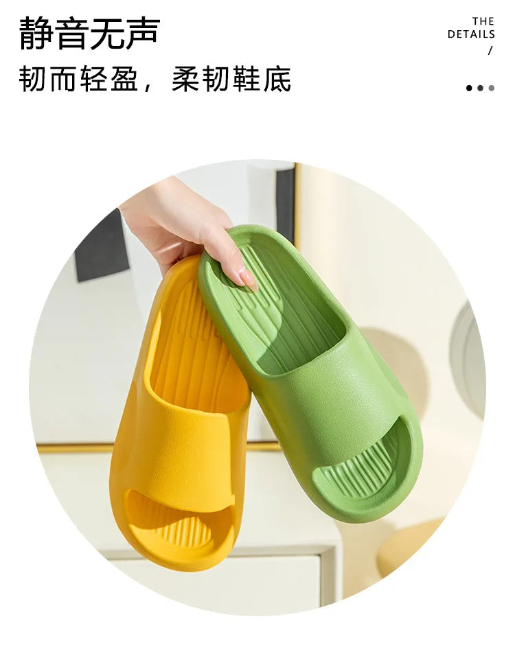 Big Size 47 48 50 Men Summer Slippers Indoor EVA Women Slipper Sandals Bathroom Flip Flops Bedroom Flat Slides