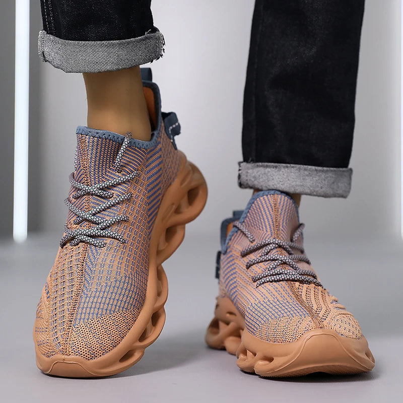 Hot Selling Men's Running Shoes Breathable Sports Sneakers Outdoor Non-Slip Sneakers Couple Casual  Comfortable Running Shoes