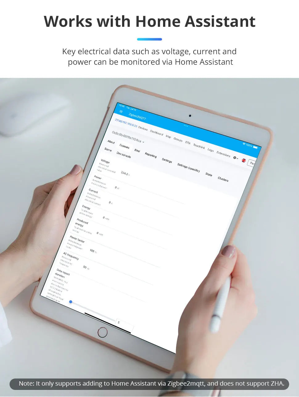 Zemismart Smart Energy Meter Zigbee WiFi Monitor Electric Sensor Measure Work With Tuya Zigbee2mqtt Home Assistant