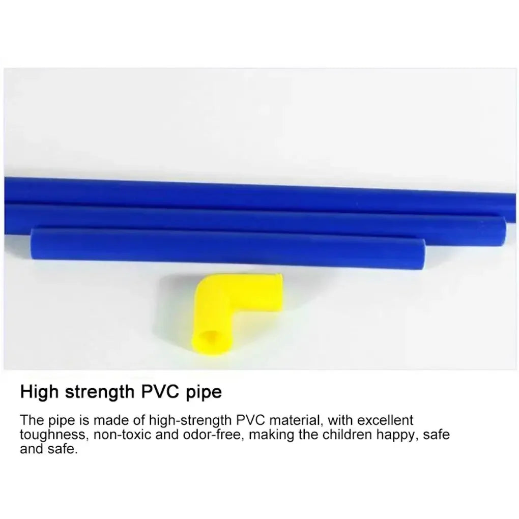 Indoor mini folding football soccer ball goal post net set pump kids sport outdoor home game toy child birthday gift plastic