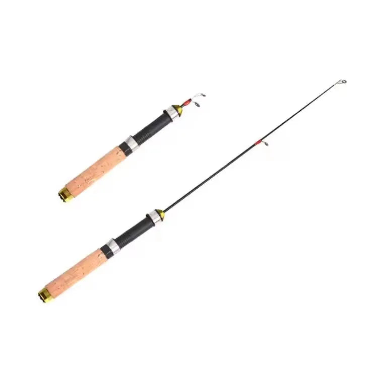60cm mini shrimp fishingrods carbon telescopic pole ice fishing rod