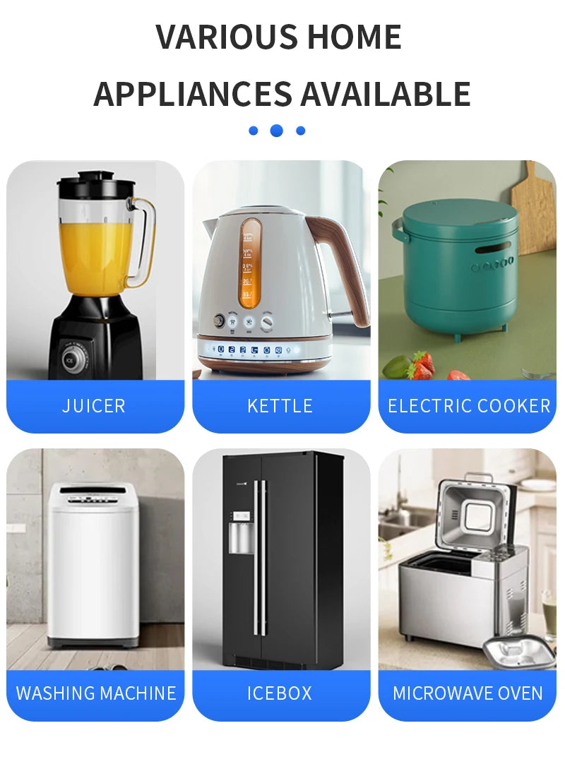 Tuya Wifi Smart Dual Plug Socket Eu 16A 20A 2 in 1 Function with Power Monitor Voice Control Smart Life Works with Alexa Google