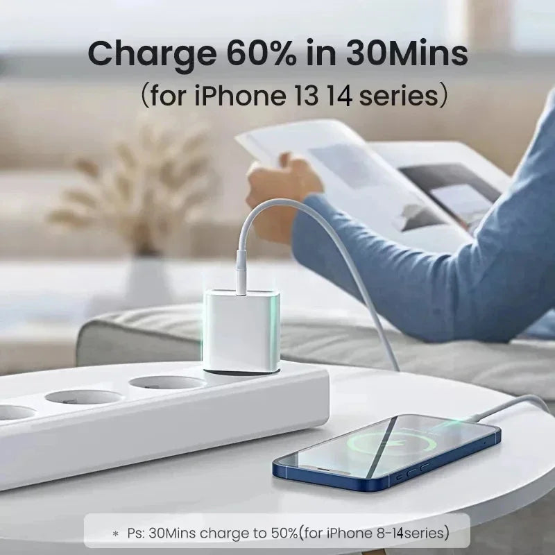 35W PD USB C Fast Charger For iPhone 15 Pro Max 11 12 13 14 Power Adapter X XS 8 Quick Charging Phone Accessories