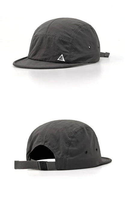 5 Panel Short Brim Quick Dry Baseball Cap Polyester One Size Unisex UPF50 Plus