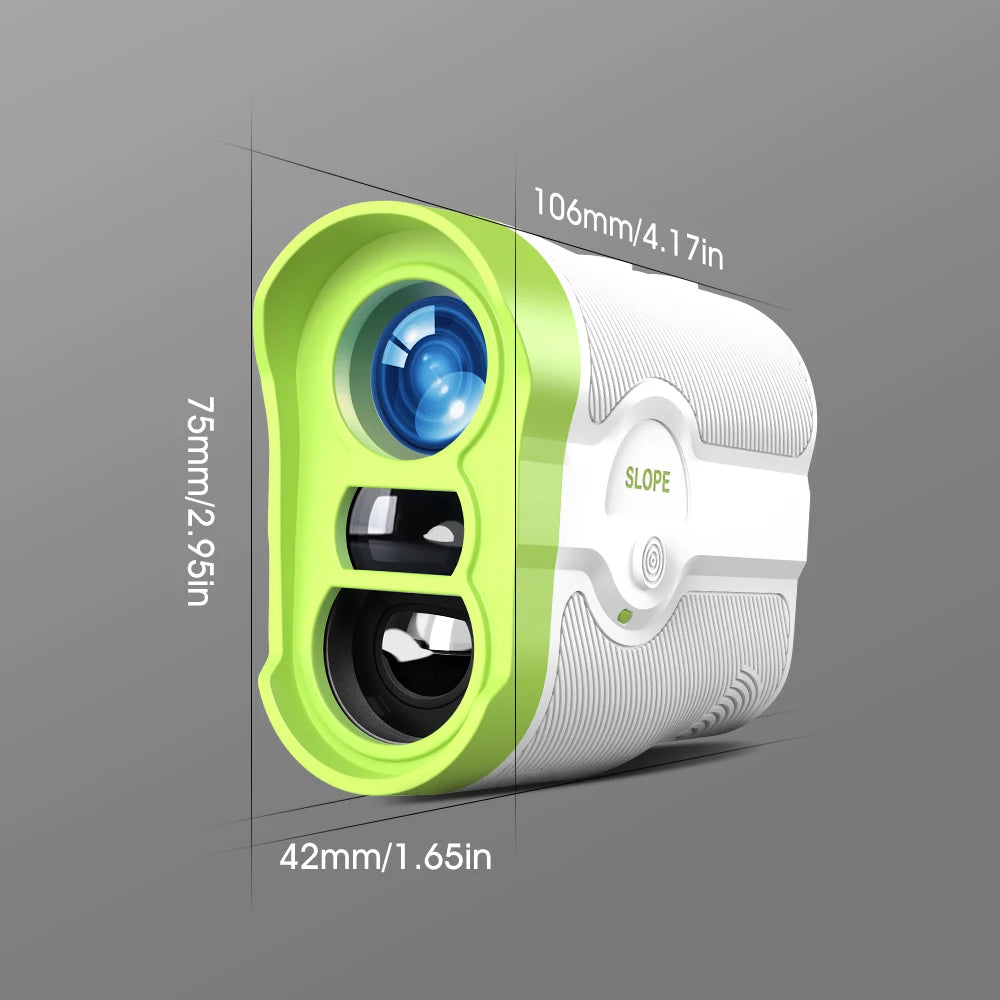 REVASRI New Golf Range Finder with Slope Compensation Flag Lock Vibration Golf Rangefinder with Magnet for Golf Tournament Legal