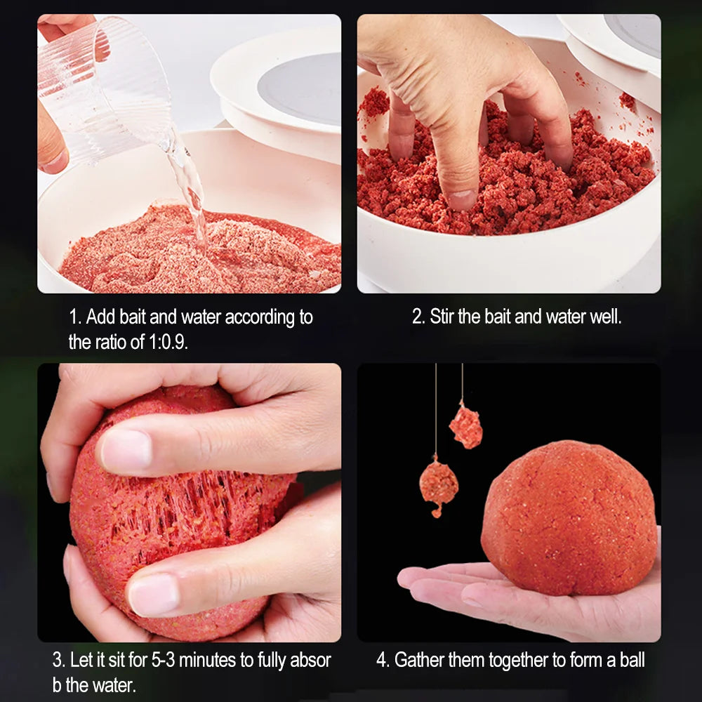 Sea Fishing Feed Attractant Bait 450g red worm explosive Fishy Flavor Homing Sticky Hook Bite Food Additive Pesca Soft Lure