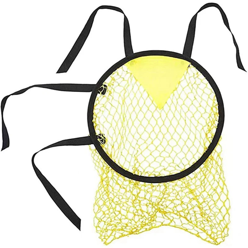 45 * 60cm Yellow Football Goal Free Kick Shooting Practice Target Pocket Training Auxiliary Net