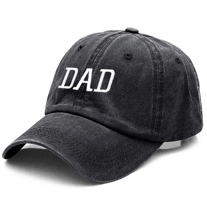 DAD MOM Embroidery Pure Cotton Men's Baseball Cap For Man  Womne's Fashion Sport Golf Caps Sun Hat Dropshipping