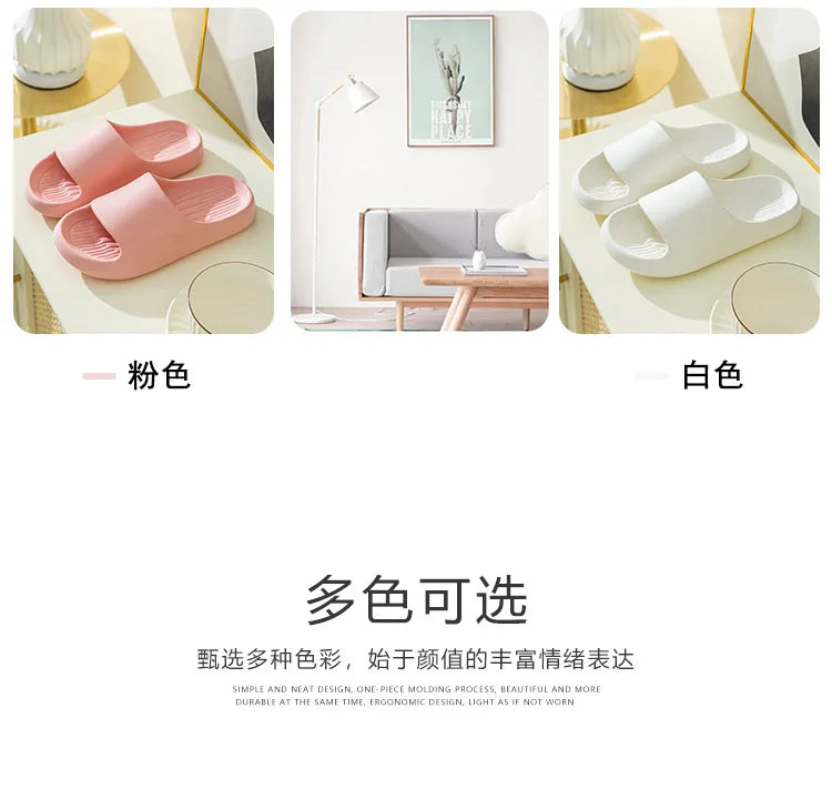 Big Size 47 48 50 Men Summer Slippers Indoor EVA Women Slipper Sandals Bathroom Flip Flops Bedroom Flat Slides