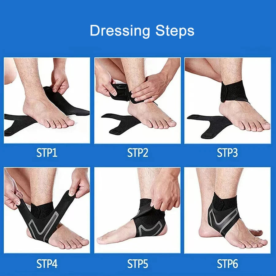 1 Pc Ankle Brace Support Compression Sleeve Breathable Running Foot Bandage Football Cycling Protective Wrap Sport Socks