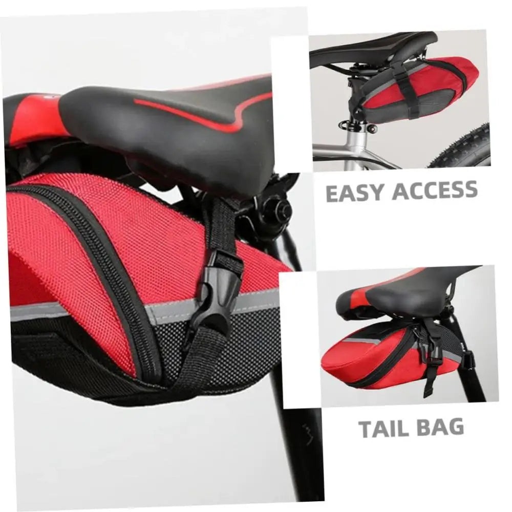 DOMEN Bicycle WaterProof Saddle Bag Bicycle  Reflective Tail Bag MTB Bike Universal Rear Bag Outdoor Bicycle Accessories
