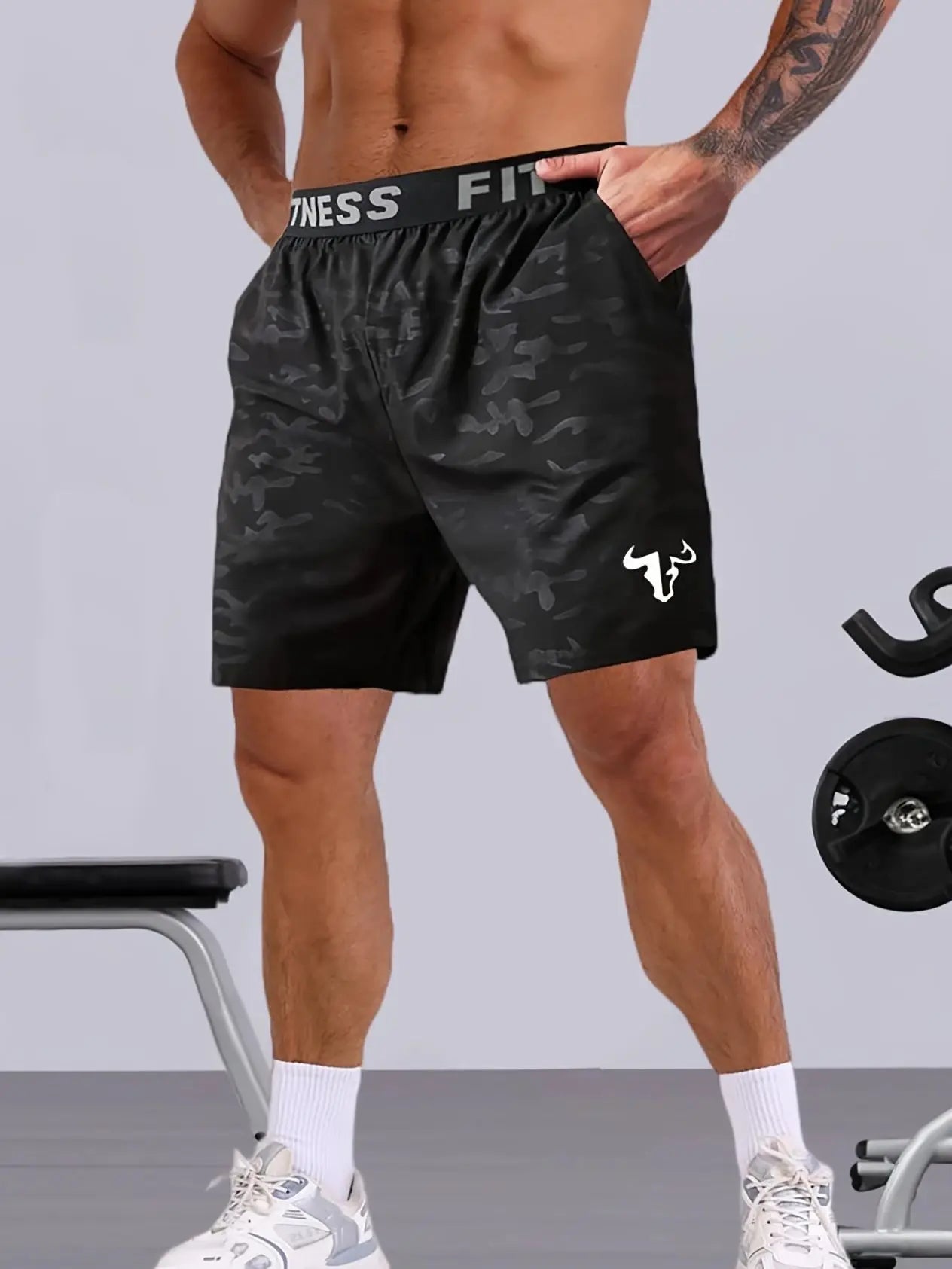 Men's breathable sports shorts