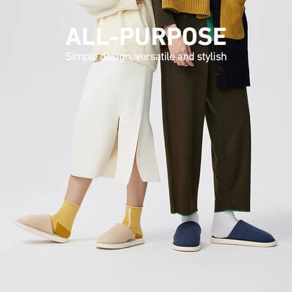 Winter Plush Indoor Slippers Non Slip Flats Home Shoes