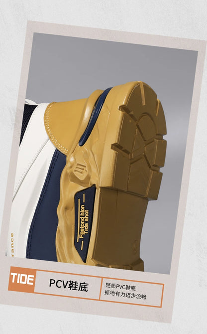 Mens Mesh Breathable Thick Sole Casual Shoes Lace Up