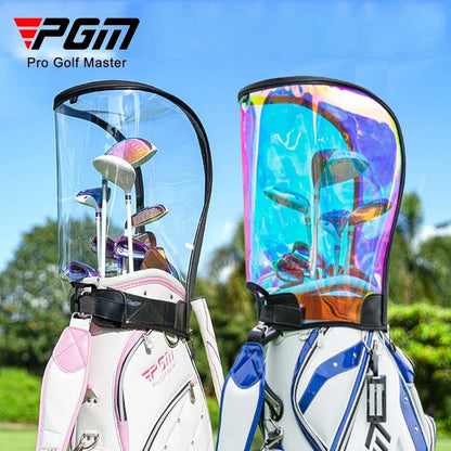 Golf Bag Cap PU Transparent Laser Seven Color Unisex
