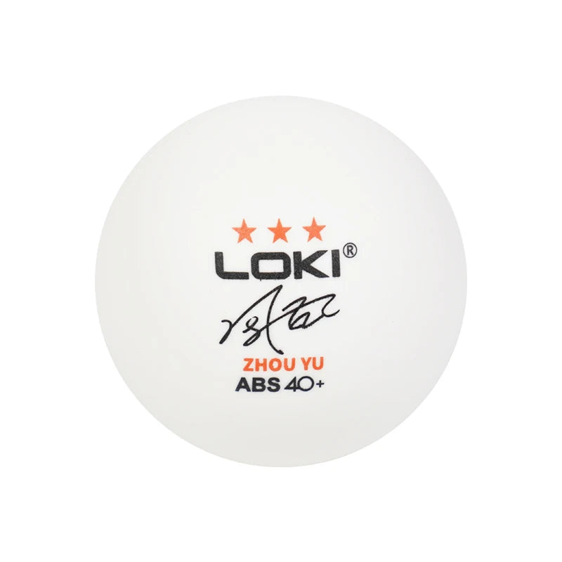 50/100PCS LOKI Table Tennis Balls 3 Star 40+ New ABS Plastic Material Ping Pong Balls with Seam Club Training Ping Pong Balls