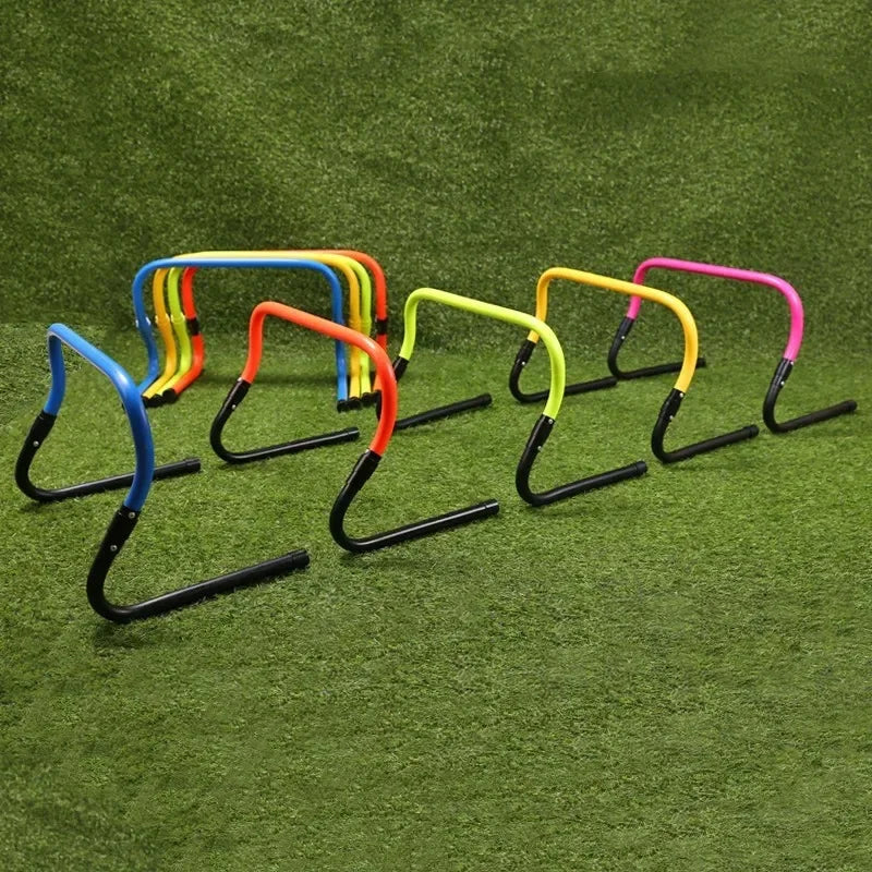 Portable Hurdles Foldable Football Training Agility Hurdle Physical Training Assistant Equipment Multifunction Mini Barrier Bar