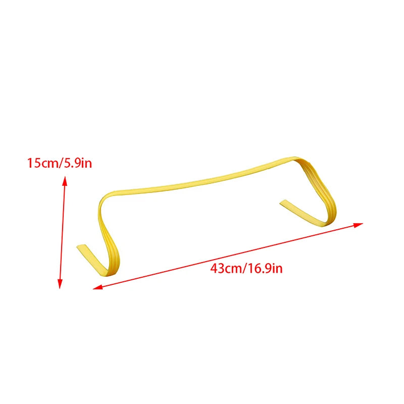 1PC Football Mini Hurdles Portable Speed Training Football Equipment Detachable Agility Hurdles Ladder Sports Safety Equipment