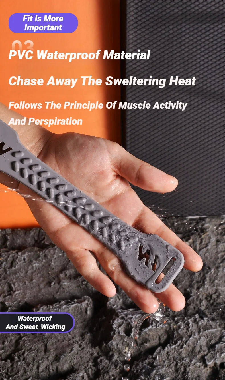 Adjustable PVC Knee Patellar Band Tendon Support Strape Brace Shock Absorption Compression Strap Pads Sport Protection