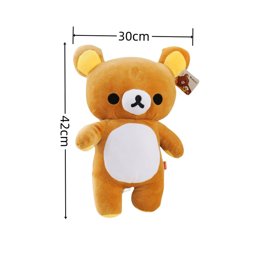 7 Styles Rilakkuma Plush Teddy Bear Peluche Lovely Anime Bear Stuffed Doll Kawaii Room Decor Anime Birthday Gifts Xmas Present