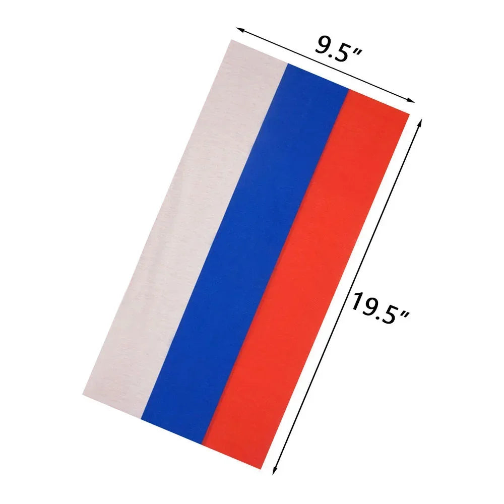 World Football Fans National Flag Face Bandanas Spain France Korea Mexico Germany Seamless Neck Gaiter Men Women Headwear Scarf