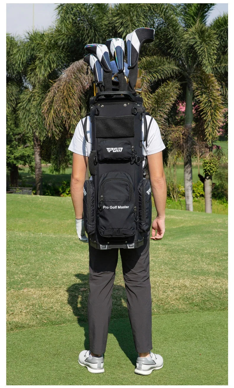 PGM Golf Bags Backpack Design Clubs Bag 2kg Ultra Lightweight Portable Fixed Insert Waterproof Accessories QB144