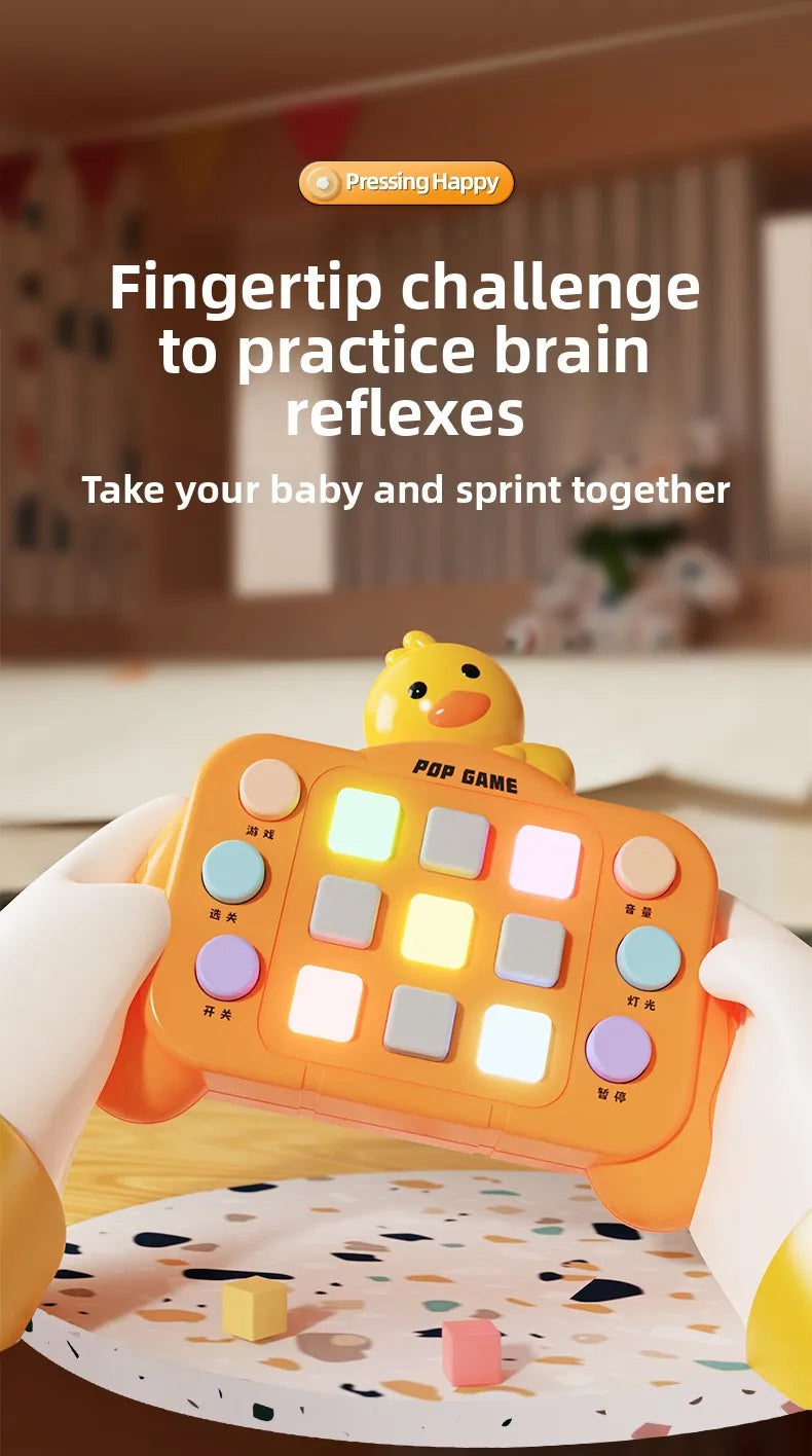 Montessori Busy Board Sensory Toys Cartoon with LED Light Switch Control Board Travel Activities Children Game for 2-4 Years Old