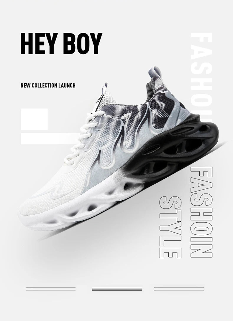 Summer Unisex Running Shoes Men Women Lightweight Mesh Breathable Comfortable Flat Soft Tennis Shoes Lace-up Sneakers Man 36-46