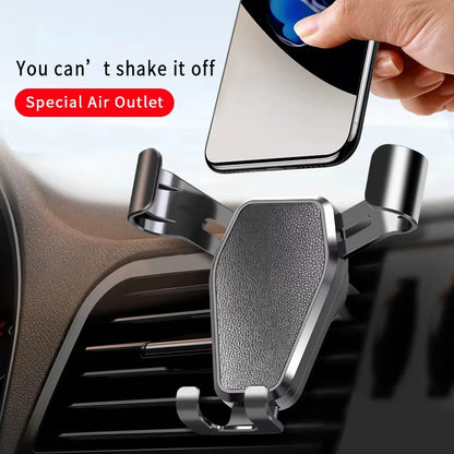 Car Phone Holder Gravity AutoClamp Air Vent Mount For Mobile Phone