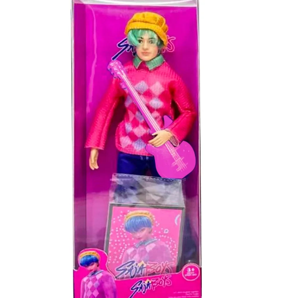 New doll toy Kpop Demon Hunter anime action figure villain Sabe Boy male group doll girl cartoon collection birthday present