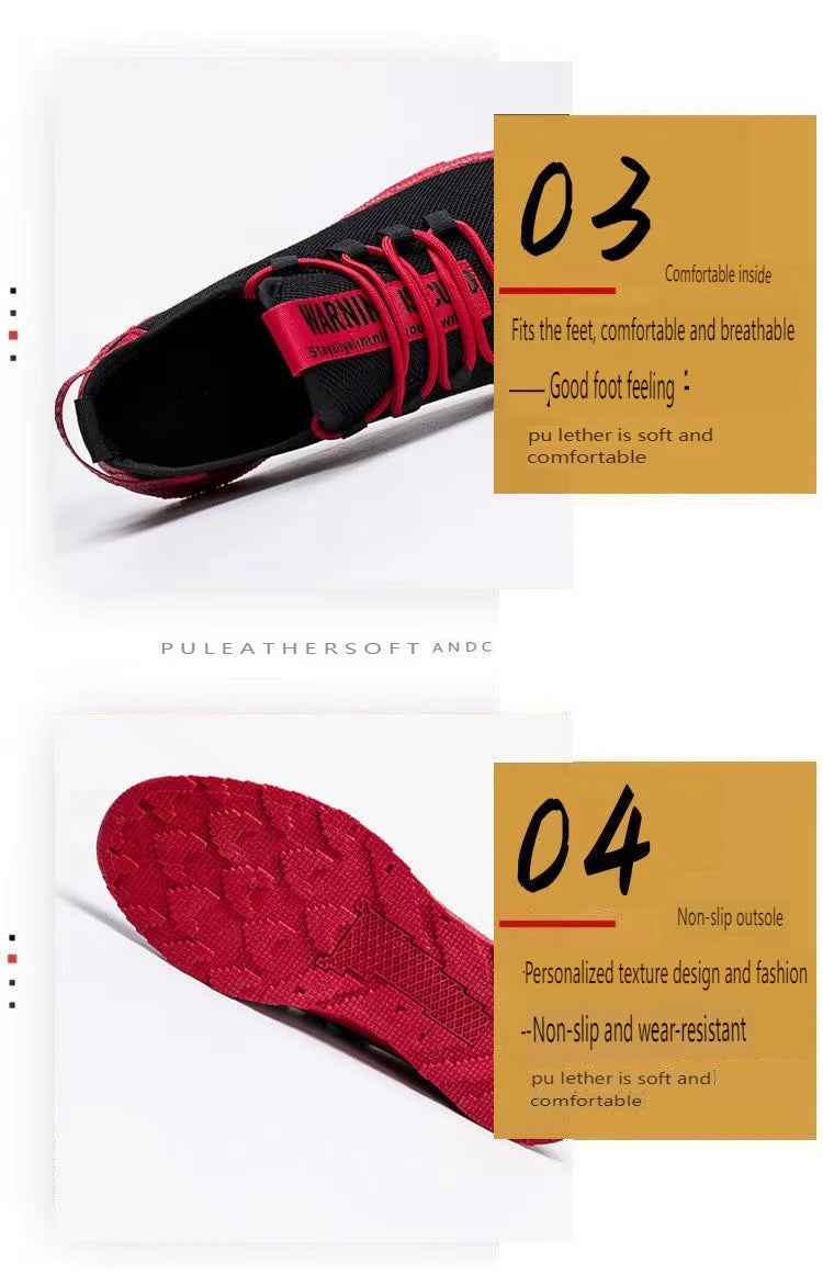 Men's Net Cloth Shoes, Lightweight Breathable Casual Sneakers