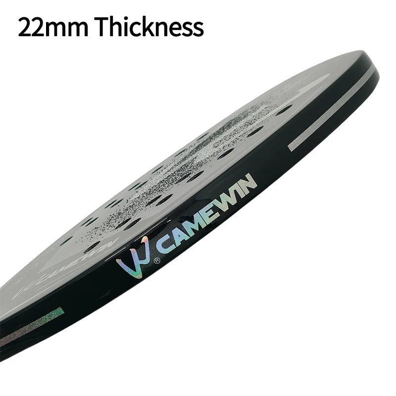 Camewin 3K Beach Tennis Racket Full Carbon Fiber Rough Surface Outdoor Sports Racket For Men Women Adult Tennis Racket The New