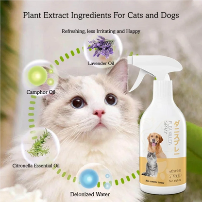 500ml Pet Flea and Tick Killer Spray With Lavender and Camphor Oil