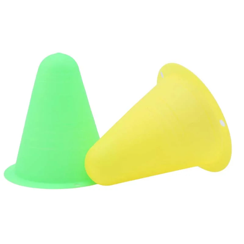 10Pcs/Set Skate Marker Training Road Cones Roller Football Soccer Rugby Training Soft Tower Skating Obstacle Roller Skate Pile