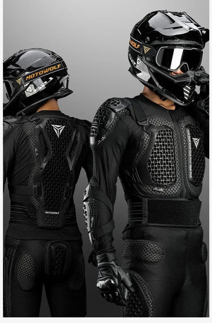 Motorcycle Armor Jacket Unisex Polyester Nylon CE Certified Protective Gear