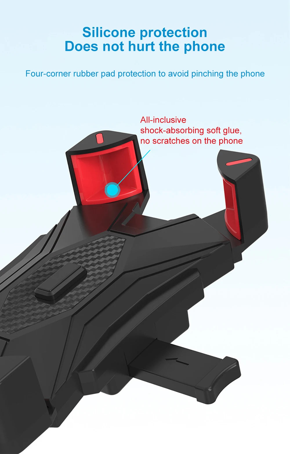 New Mobile Support for the Car Phone Holder Live Streaming Stands Motorcycle Mountain Bike Electric Bike Universal Fixed Frame