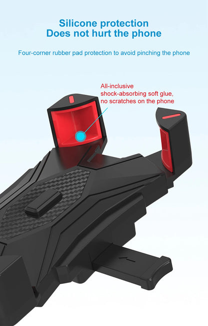 Universal Bicycle Phone Holder Mount Plastic Fixed Frame