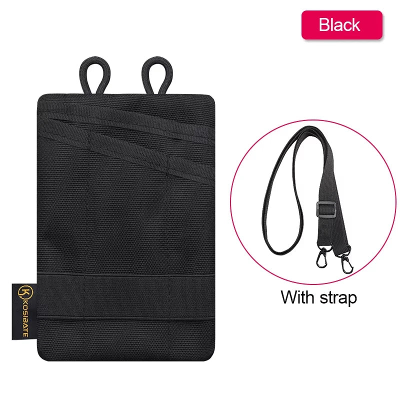 Tactical EDC bag wallet bag mini waist bag card key with waist bag camping, hiking, hunting, fishing, outdoor coin wallet