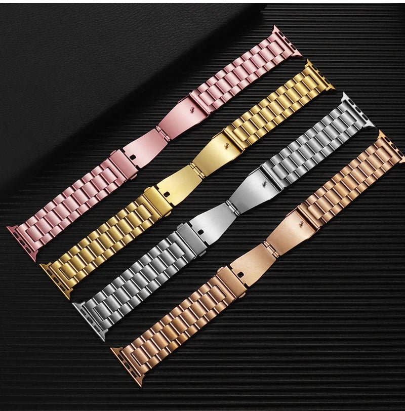 Adjustable Metal Bracelet Band for Apple Watch