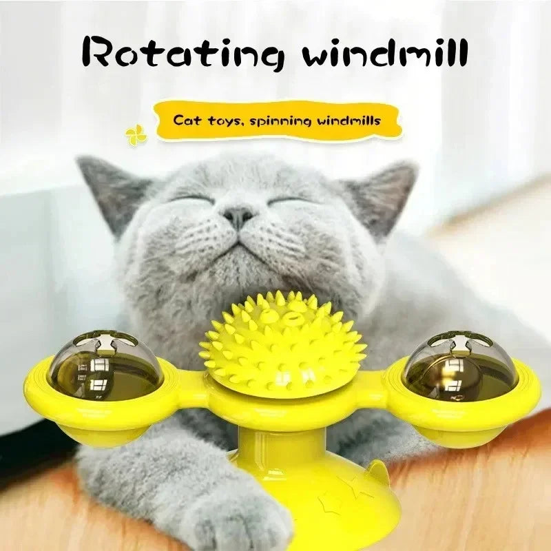 Cat Spinning Turntable Toy