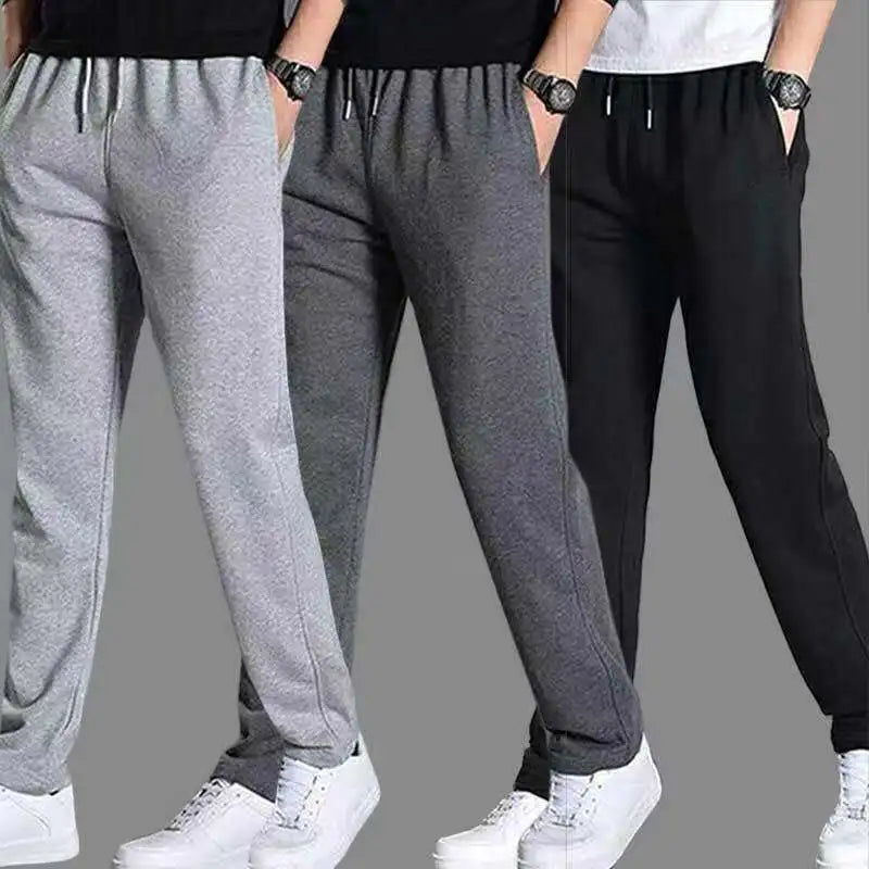 New Korean Straight tube Men Casual Sports Pants Running Workout Jogging Long Pants Gym Sport Trousers for MenJogger Sweatpants