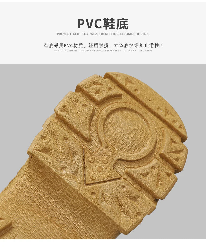 Winter Leather Boots Ankle Outdoor Work Chelsea Style