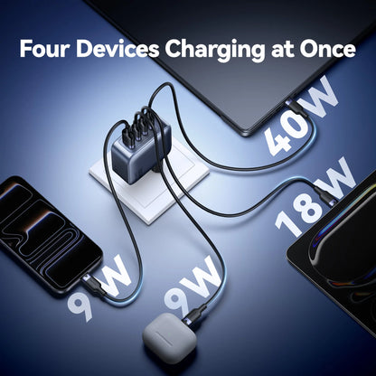 100W GaN USB C Fast Charger With USB PD Quick Charge