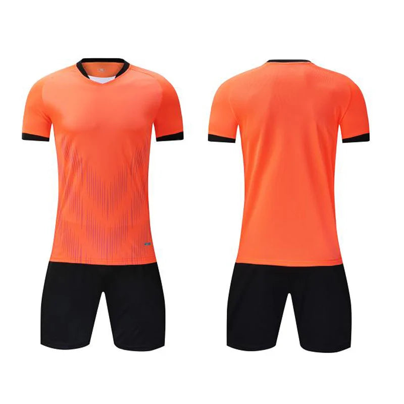 Adult Kids Personalize Football Jerseys Soccer Uniform MAN Women Team Training Quick-Drying Sportswear  Futsal Tracksuit Outfit