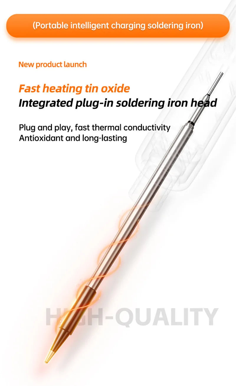 USB Wireless  Digital Electric Soldering Iron Kit  Cordless Adjustable Temperature 300-450℃ Smart Welding Solder Tool