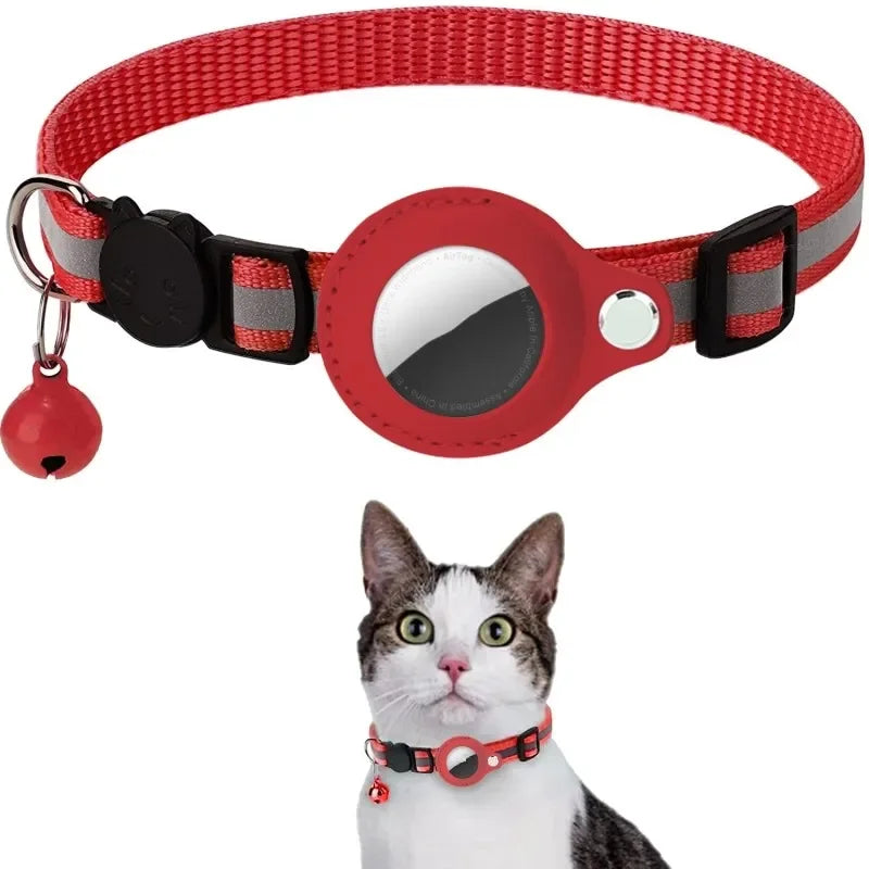 Cat GPS Tracker Collar Waterproof Anti-Lost Pet Tracker Bluetooth Locator for Pet Lightweight Smart Collar for Safe Pet Tracking