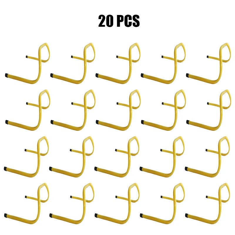 5/10/20/30Pcs 30cm Football Hurdle Portable Speed Agility Training Equipment Hurdle Ladder Safety Soccer Stable Rack