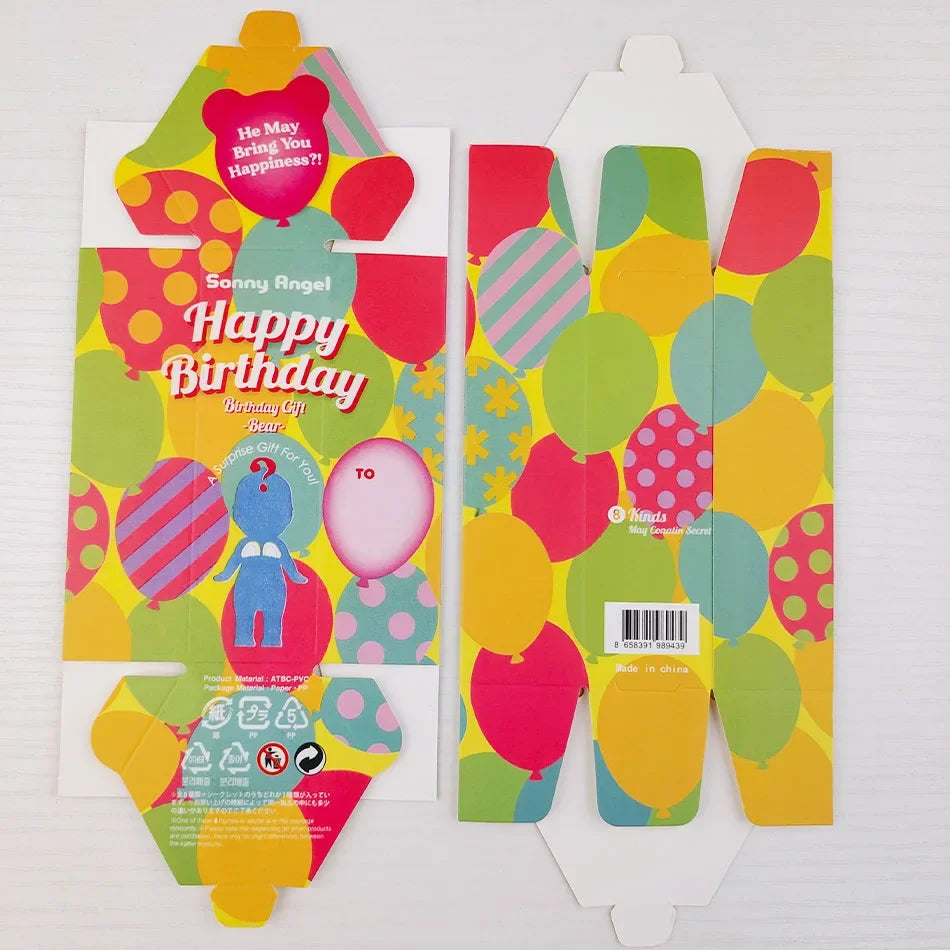 New Sonny Angel Blind Box Birthday Series Animal Anime Figures Ornaments cute Dolls Fans Desktop Car Ornament Christmas Gift