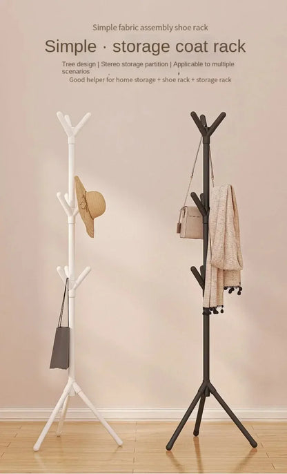 Vertical Coat & Hat Stand – Bedroom Storage Rack
