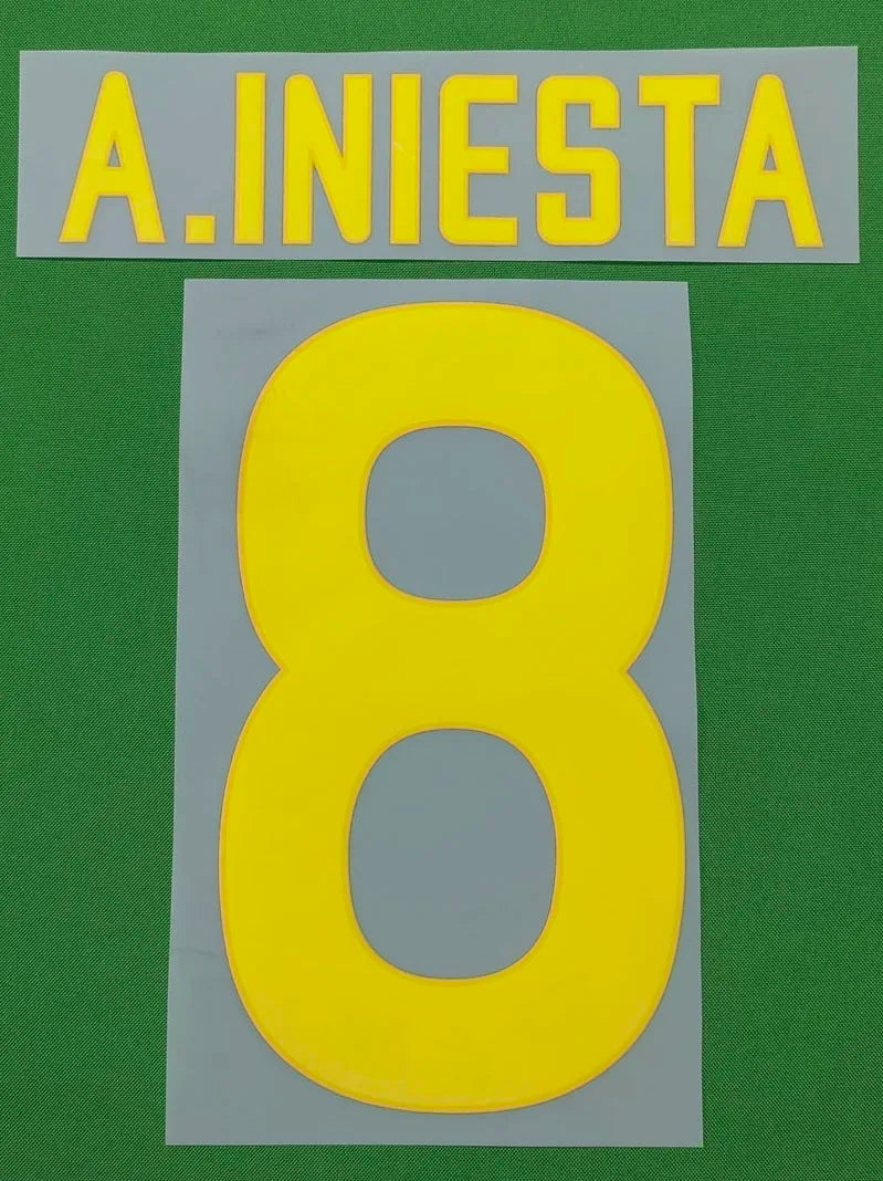 Retro Soccer Nameset #10 SUPER STAR Printing CUSTOMIZE NAME NUMBER Heat Transfer Soccer Patch Badge